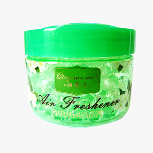 China's air freshener factory-Qing Xun Mu 130g crystal beads solid air freshener car perfume