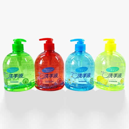 Qingxunmu 500ml antibacterial hand sanitizer lemon cream aloe vera