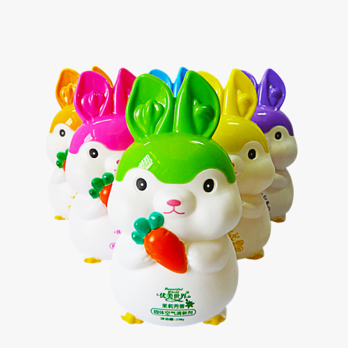 238g Air freshener/solid air freshener car perfume balm.Cute rabbit shape,Beautiful world